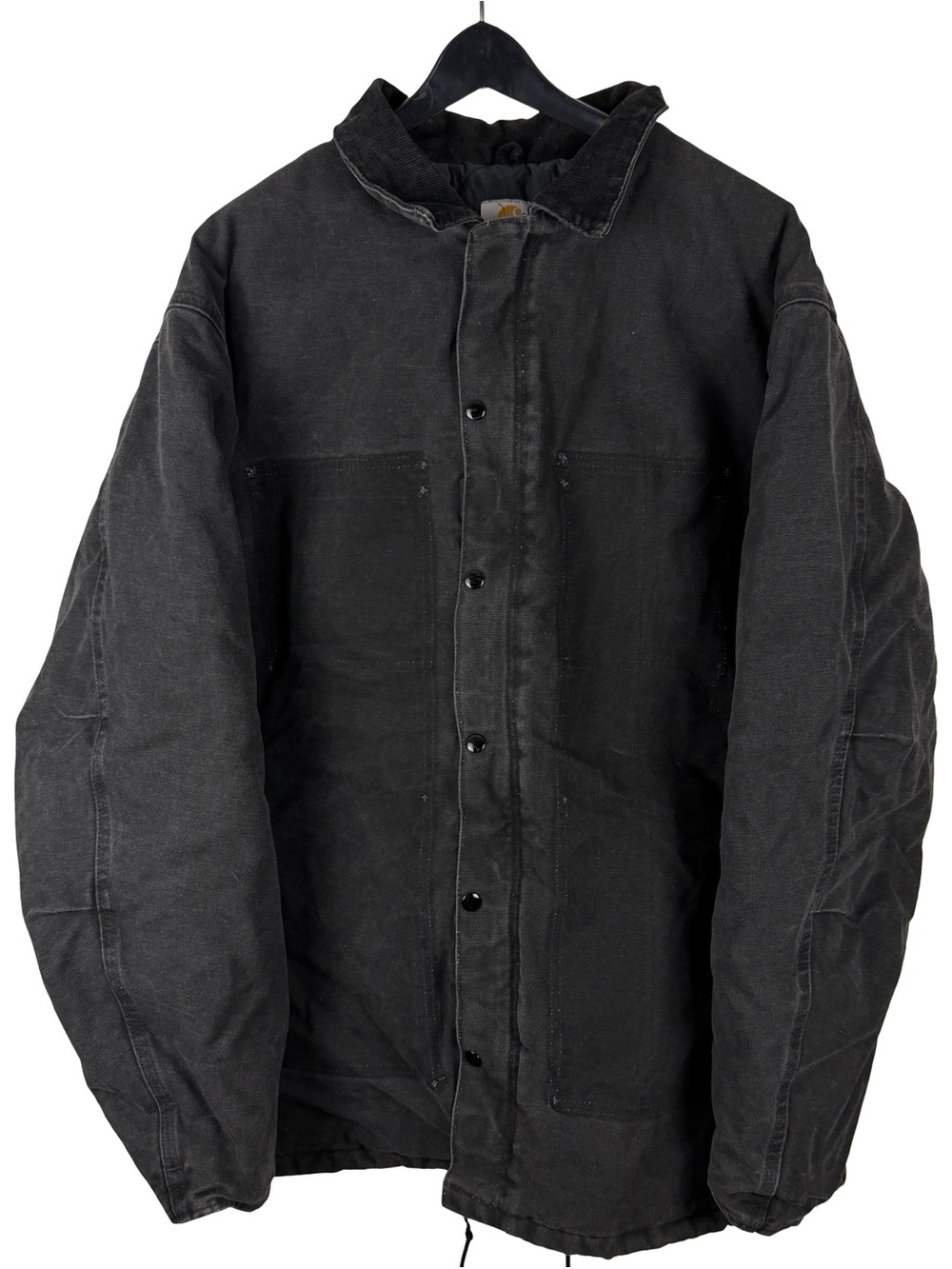 Vintage 2000s Carhartt Workwear C26 Arctic Ghost Pocket Black Jacket Size XL